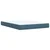 Vidaxl Box spring postelja z vzmetnico modra 160x200 cm žamet