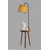 Aberto Design Podna lampa Demet, 160 cm, E27, Lešnik