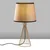 Opviq Stona lampa Telis-5383, 28x28x55 cm, IP20, Zlatno-smeđe boje