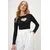 Trend Alacati Stili Ženska bluza ALC-X7995, Crna