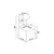 HANAH HOME Set stolica (4 komada) Vina Black Chrome