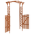 Pergola s vratima 116 x 40 x 204 cm od masivne jelovine