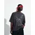 Bershka Majica antracit/svetlo siva