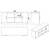 Hanah Home Komoda 139x61,8x46,3cm Bela