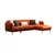 Atelier del Sofa Ugaona garnitura Sevilla 98x85x270cm Narandžasta