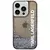 KARL LAGERFELD Maska za iPhone 14 Pro Max Glitter Elong providna