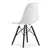 BOLZZ MILANO SET 4 STOLICE WHITE BLACK