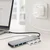 slomart USB 3.2 Gen 1 hub z 7 vrati USB-A, 5 Gbps, 20W PD