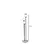 Aberto Design Podna lampa Judy , 150 cm, E27, Crna