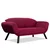 Atelier del Sofa Dvosed na razvlačenje Genzo 177x87x75cm Bordo