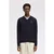 Fred Perry Fp Classic V Neck Jumper Modra