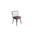 Hanah Home Set 4 trpezarijske stolice Yildiz Svetlobraon-Crni