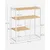 Songmics Kuhinjska polica 35x80x95 cm rjava