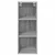 Vidaxl Viseča omarica Siva Sonoma 30 x 29,5 x 80 cm Konstruiran les