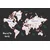 Slika na pluti edinstveni zemljevid sveta - 150x100 arrow
