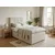 Oblazinjena postelja boxspring DIRELIS VIBE 90x200 cm kremna Vzmetnica: Vzmetnica Bonell