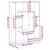 Regal za knjige boja hrasta 63x20x90 cm konstruirano drvo