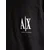 ARMANI EXCHANGE Majica črna/bela