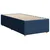 Vidaxl Box spring postelja z vzmetnico modra 80x200 cm blago