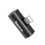 Baseus iP Male to Dual iP Female Adapter L46 Black