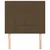 Vidaxl vidaXL Vzglavja za posteljo, 2 kosa, temno rjava, 100x5x78/88 cm blago
