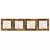 Vrata za pse s postoljem 4 pcs Dimljeni hrast 60 x 60 cm