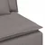 vidaXL Modularni kavč z blazinami taupe 100 cm