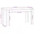 Blagovaonski stol sivi hrast 140x74,5x76 cm konstruirano drvo