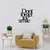 Atelier Del Sofa Zidna dekoracija Dont Forget To Smile, 70x67 cm, 1.2mm, Crna