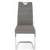 Halmar Jedilni stol K349 - siv/krom
