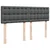Vidaxl Box spring posteljni z vzmetnico temno siv 140x190 cm blago