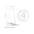 HOME LIGHT Vesta 463 LED visilica bela