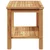 Kava Stol s pohranom Smeđa 70 x 40 x 45 cm Čvrsto teak drvo