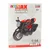 Motocikel za sestavljanje LEAN TOYS, kovinski, 1:14, DIY, črno-rdeč