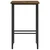 vidaXL Barski stol 2 pcs Dimljen hrast 40 x 32 x 74 cm Inženirski les