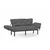 Atelier del Sofa Trosed na razvlačenje Nitta 185x85x70cm Sivi