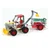 shumee Gradbeni set Kovinski traktor s prikolico za sestavljanje Constructor 4876