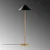 Opviq Podna lampa Mixed-11511-US, 46 x 46 x 150 cm, E27, 40W, Zlatne boje