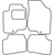 Textile car mats Kia Pro Ceed 2008-