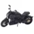 LEAN TOYS kovinski športni motocikel, luči, zvoki, črn z zlatimi elementi, 1:12