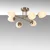 Opviq Luster Camflo 10390, Metalni, Bronzana boja
