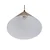 Rjava viseča svetilka s steklenim senčnikom o 25 cm Dunca – Candellux Lighting
