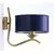 Jupiter 2115 - Zidna lampa KASZMIR 1xE27/15W/230V plava/zlatna