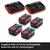 Einhell Set akumulatorska kosilica i baterije GP-CM 36/47 S Li BL, 4x4.0Ah