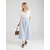Weekend Max Mara Obleka BRONZO modra/svetlo modra/bela