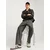 JACK & JONES Kavbojke ALEX  črn denim