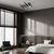 Rabalux Plafonjera Sindri, LED 46W, 2500lm, DIP prekidač 3000-4000K, 61x61cm, Crna