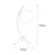 Opviq Stona lampa E27 Socket, Crna