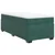 Vidaxl Box spring postelja z vzmetnico temno zelena 90x200 cm žamet