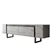 Hanah Home TV Komoda Yildiz, 180x50x30 cm, Sivo-Crna